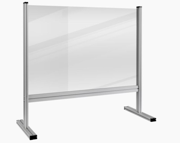 Legamaster ECONOMY desk divider 65x80cm transparent