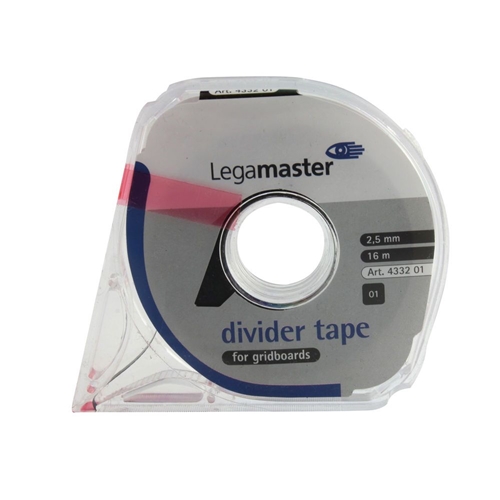Legamaster Planboard divider tape 2.5mm x 16m black
