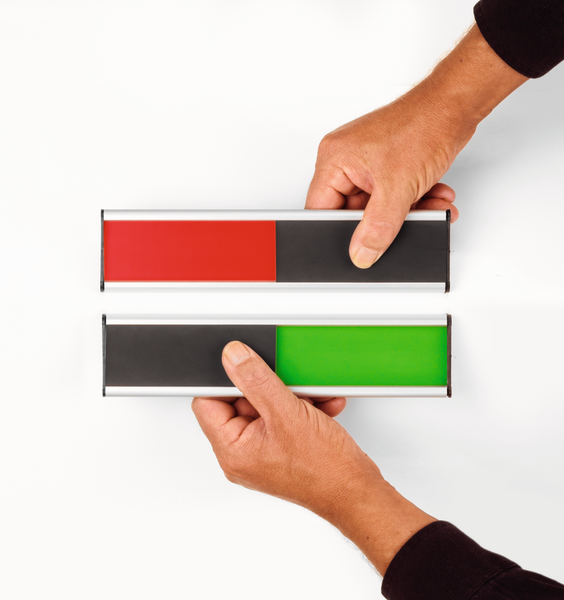 Legamaster in-out doorplate 6x25cm