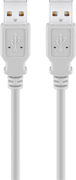 Goobay USB 2.0 Hi-Speed cable 3 m, grey
