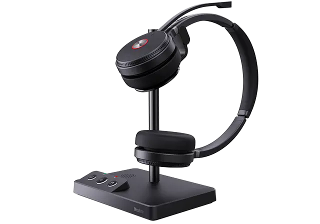 Yealink WH62 Wireless DECT Teams certified stereo-headet, USB-A
