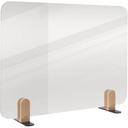 Legamaster ELEMENTS desk divider transparant 60x80cm holders