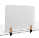 Legamaster ELEMENTS desk divider whiteboard 60x80cm clamps