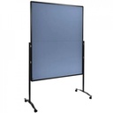 Legamaster PREMIUM PLUS workshop board foldable 150x120cm blue-grey