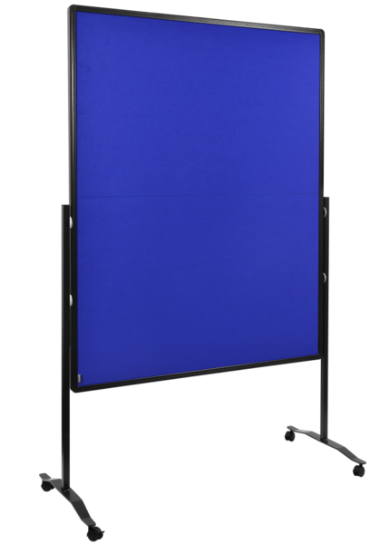 Legamaster PREMIUM PLUS workshop board foldable 150x120cm navy blue