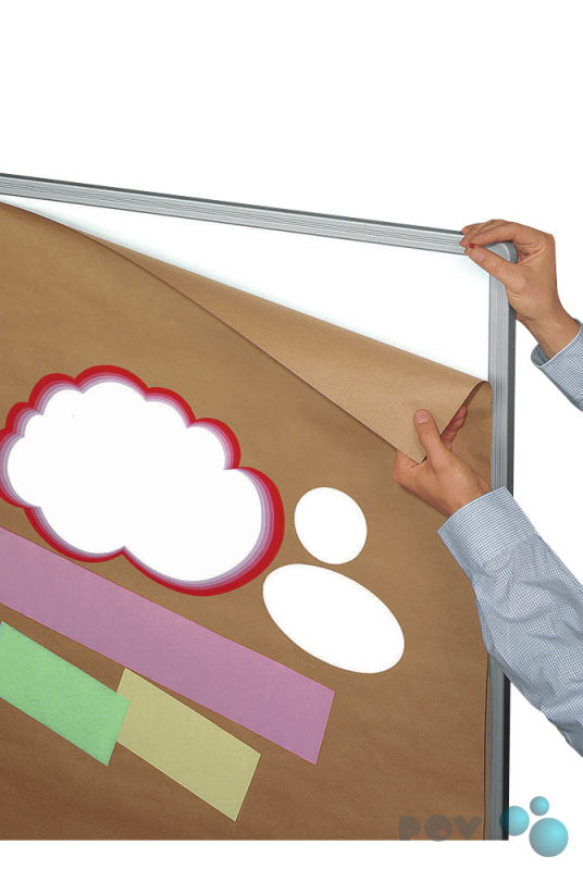 Legamaster Workshop board paper sheet brown 100pcs