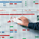 Legamaster PREMIUM year planner 6 months 90x120cm